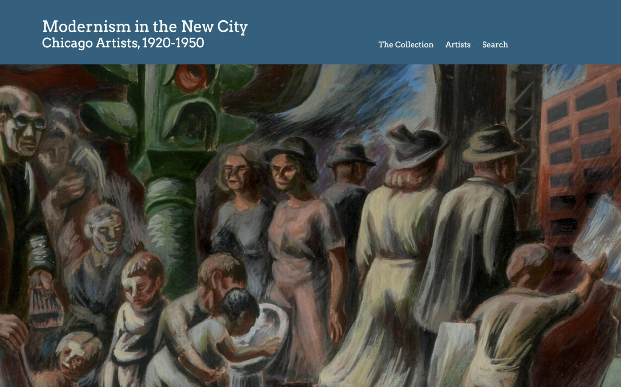 Screenshot of Chicago Modern website